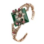 Bracelet à brins vintage serti de cristaux. Bonne qualité et très original