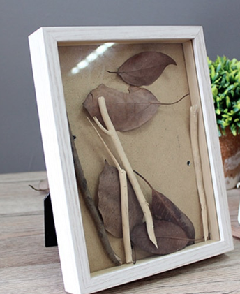 Joli cadre photo en bois classique et rétro