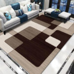 Tapis géométrique style années 60-70, très confortable et bonne qualité.