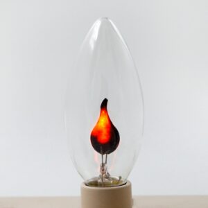 Ampoule bougie forme de flamme vacillante, très haute qualité, à la mode