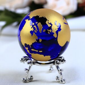 Globe Feng Shui bleu doré, bonne qualité