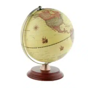 Globe terrestre vintage éducatif à lumière. Bonne qualité