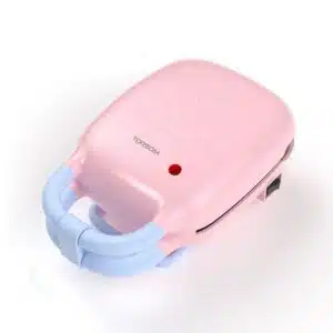 Grille-pain électrique rétro, appareil à toaster rose et bleu, très haute qualité