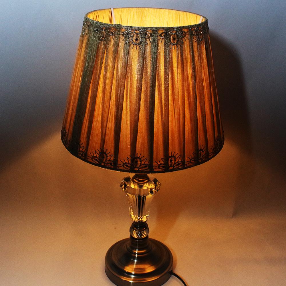 Lampe de bureau vintage en tissu style minimaliste lampe de bureau vintage en tissu style minimaliste 2