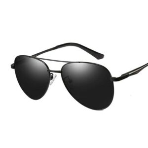Lunettes aviateurs vintage, couleur noir. Bonne qualité et très à la mode.