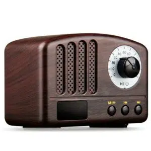 Mini radio bluetooth haut-parleur style vintage. Très pratique et bonne qualité. A la mode