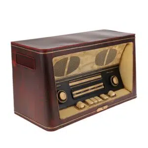 Radio rétro nostalgique, décorative, bonne qualité, très pratique