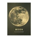 Affiche vintage MOON un grand pas pour l'humanité. Bonne qualité et très originale.