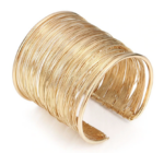 Bracelet à manchette rétro en alliage pour femme, bonne qualité et à la mode