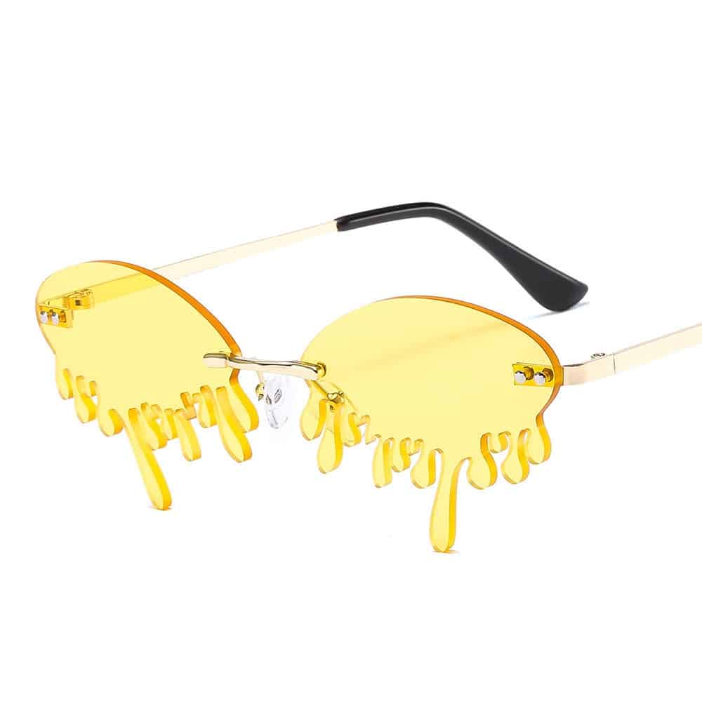 Lunettes de soleil colorées vintage en forme de larmes lunettes de soleil colorees vintage en forme de larmes 5