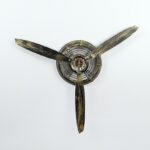 Petite horloge de tête d'avion en fer, bonne qualité,