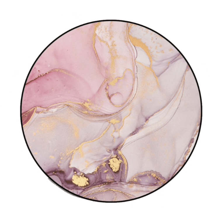 Tapis rond tendance rétro effet marbre rose tapis rond motif geometrique tendance vintage 140cmx140cm 9