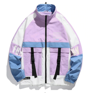 Veste coupe-vent type bomber vintage pour homme, bonne qualité et à la mode