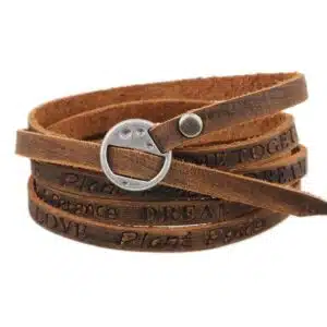 Bracelet vintage multicouche en cuir, bonne qualité et à la mode