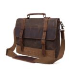 Sac à main vintage en toile pour homme, bonne qualité et à la mode