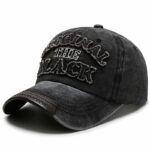 Casquette jeans vintage The Original Black, bonne qualité et à la mode