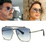 Lunettes de stars fumées en dégradé UV400. Bonne qualité et très tendance.