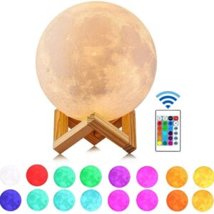 Lampe lune avec télécommande, bonne qualité et original