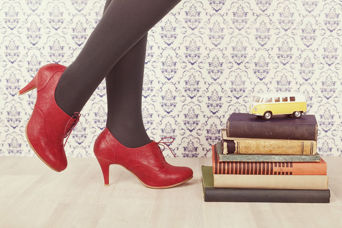 chaussures vintage femme