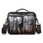 Sac à main en cuir chic pour homme, bonne qualité et à la mode