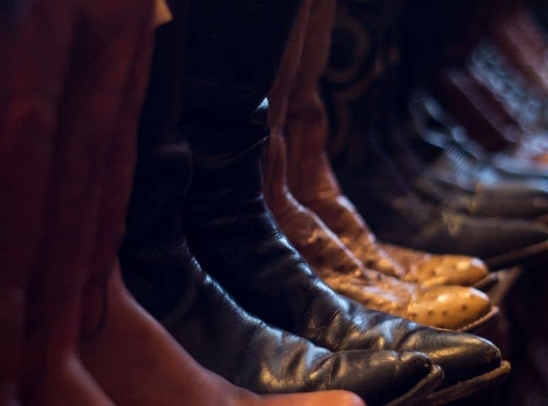 Bottes vintage talon à plateforme bottes vintage