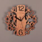 Horloge murale en forme d'arbre vintage, bonne qualité et original