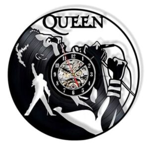 Horloge murale en vinyle du groupe de Rock Queen, bonne qualité et très original