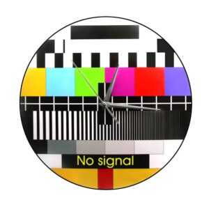 Horloge murale vintage TV rétro, bonne qualité et original