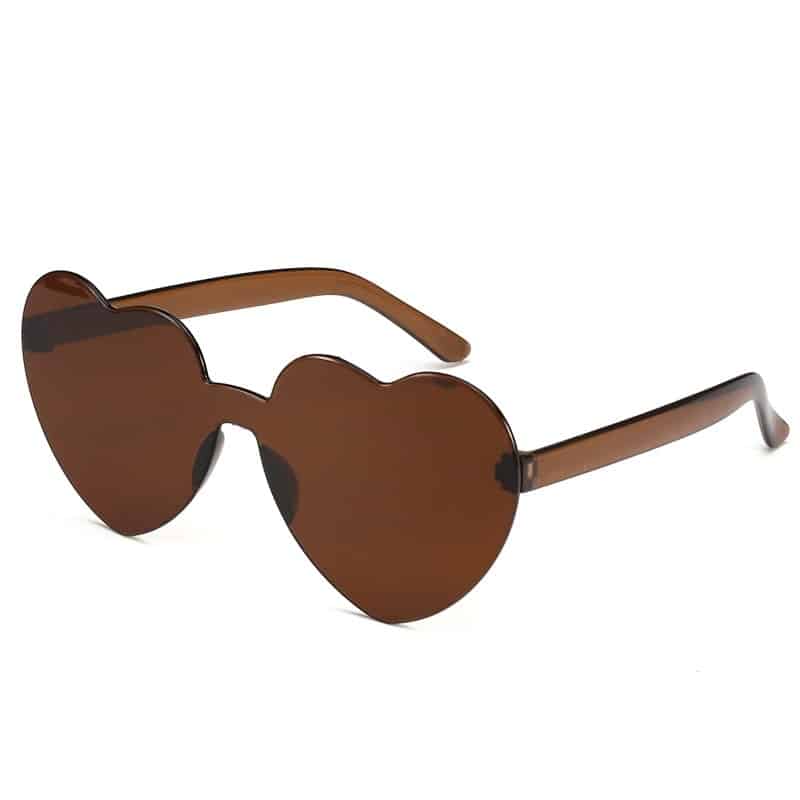 Lunettes De Soleil Type Aviator Orange Mandarine