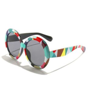 Lunettes de soleil rondes pour femmes années 90, bonne qualité et très tendance.