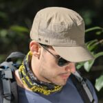 Casquette militaire à visière pour homme