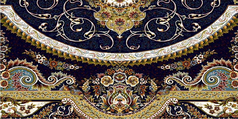 Tapis persan vintage bleu foncé 8db6d94e 6461 471b 82b4 faf33245d2da