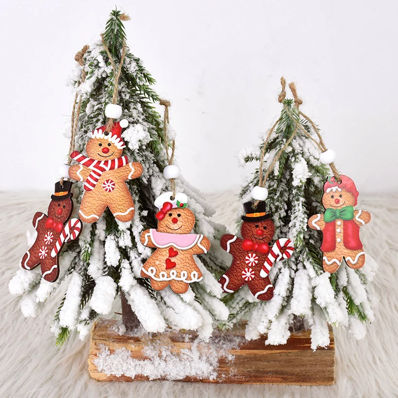 Décorations de sapin de Noël en pain d'épice Décorations de sapin de Noël en pain d'épice 87645 4omdat